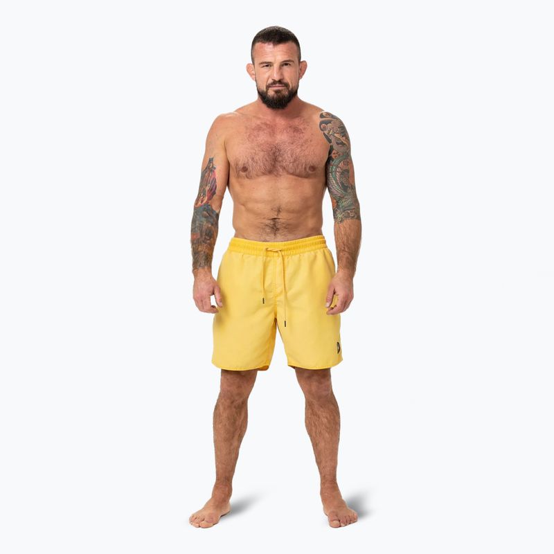Чоловічі шорти для плавання Pitbull Balfour випрані жовті 2