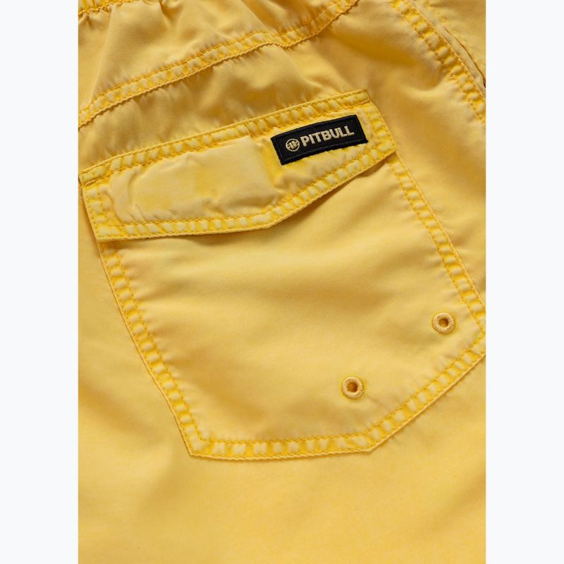 Шорти для плавання чоловічі Pitbull Balfour washed yellow 5