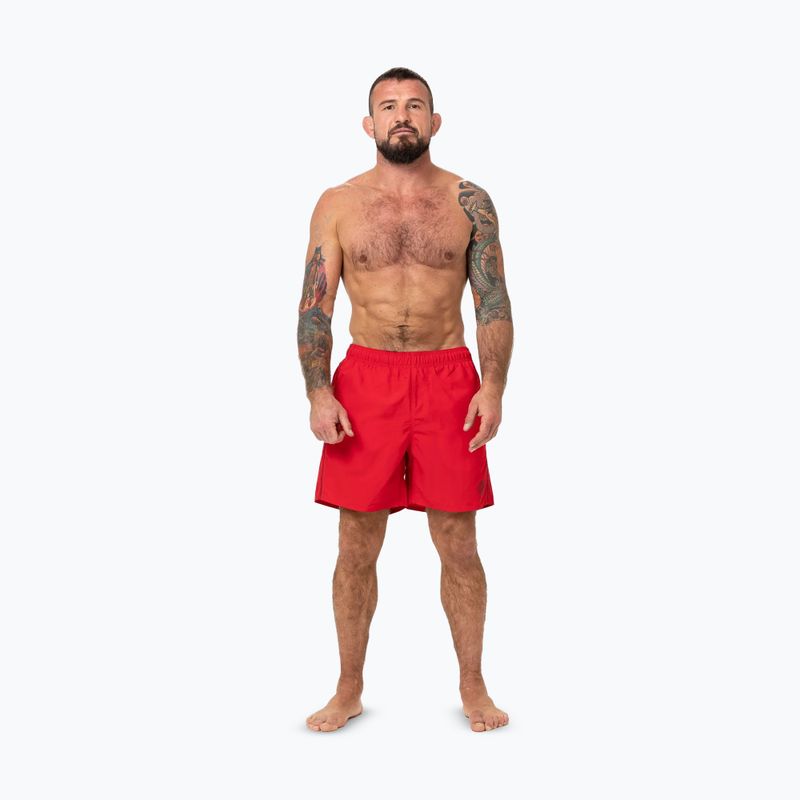 Чоловічі плавальні шорти Pitbull Crownhill red 2