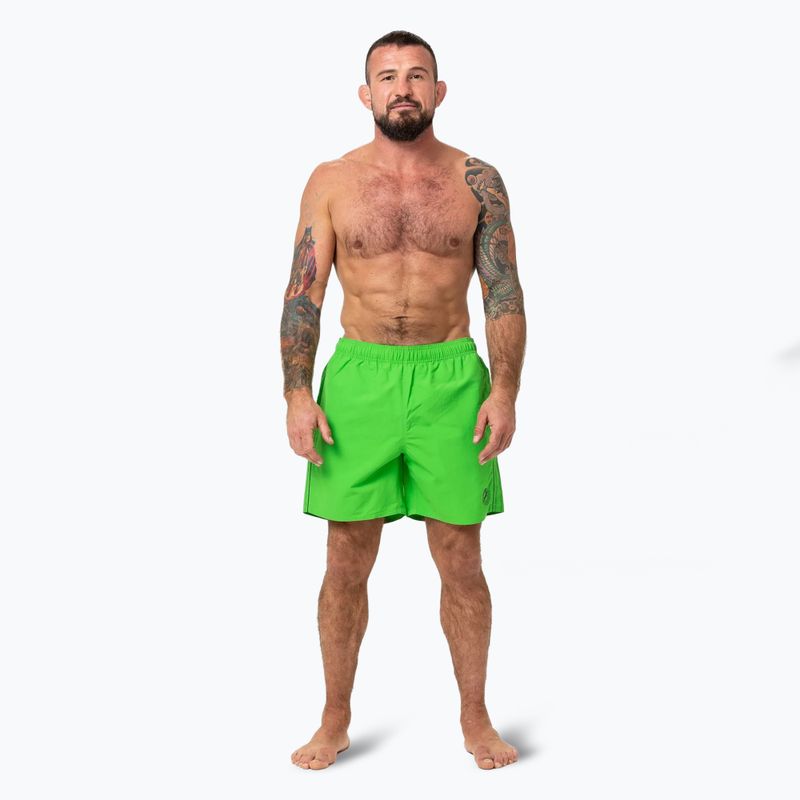 Шорти для плавання чоловічі Pitbull Crownhill fluo green 2