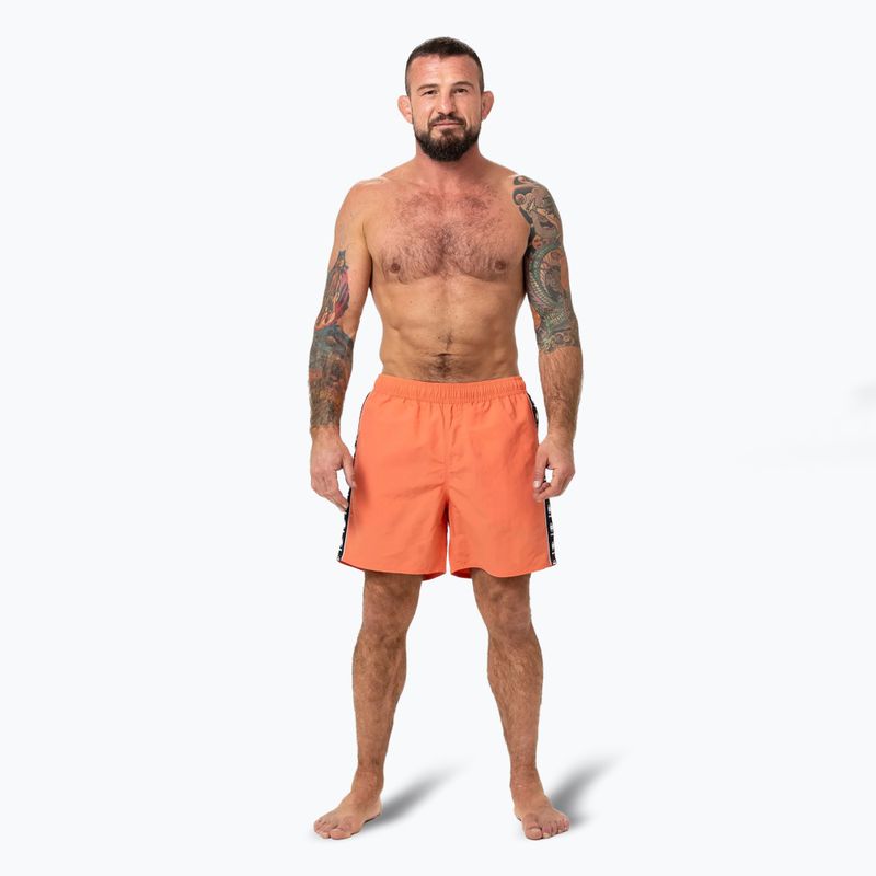 Шорти для плавання чоловічі Pitbull Blackmore bright salmon 2