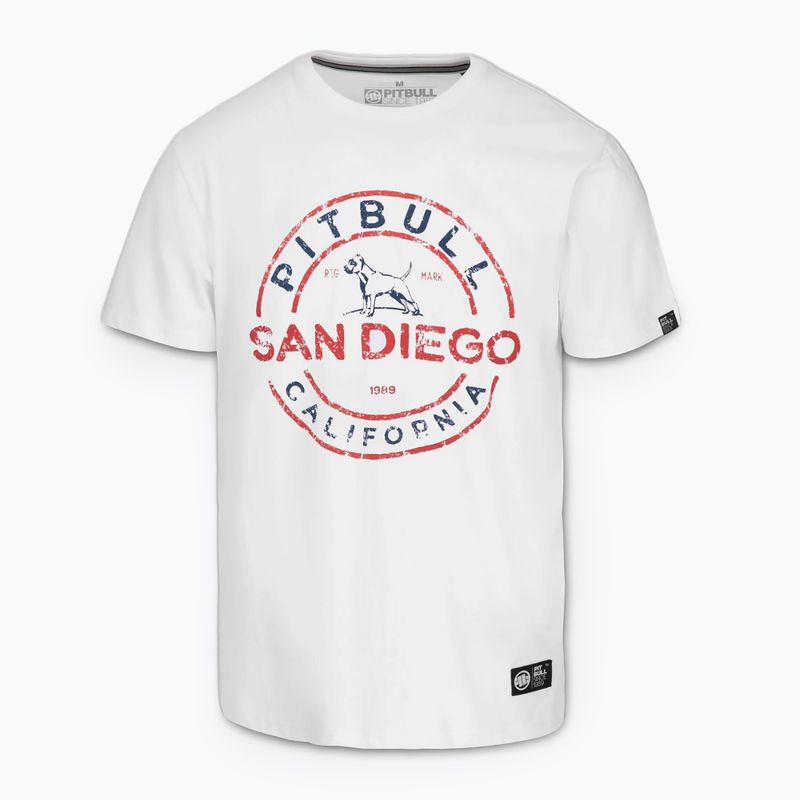 Футболка чоловіча Pitbull San Diego Ins. white/blue 4