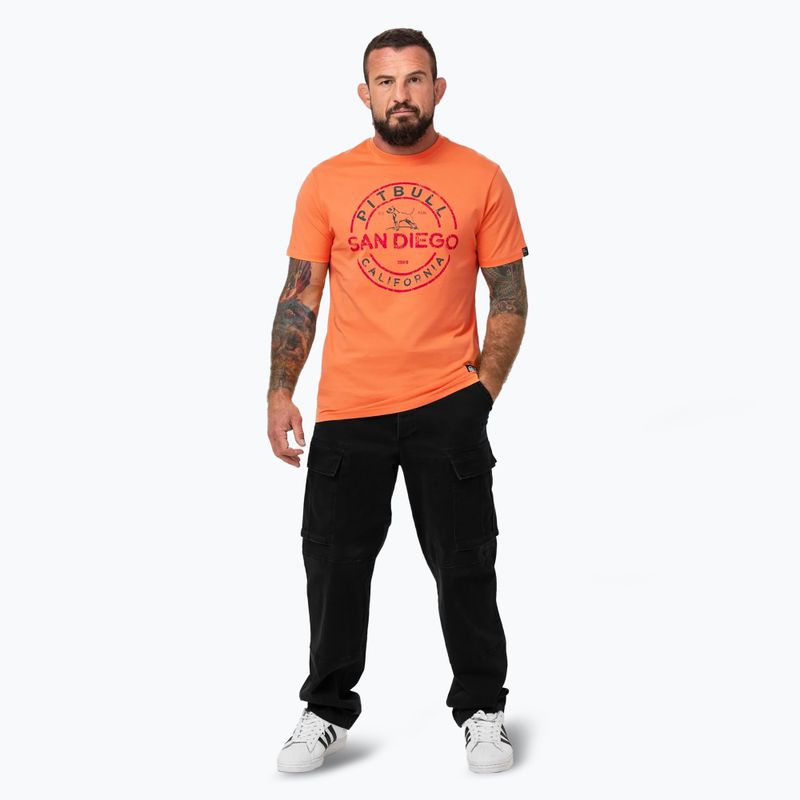 Футболка чоловіча Pitbull San Diego Ins. fluo orange 2