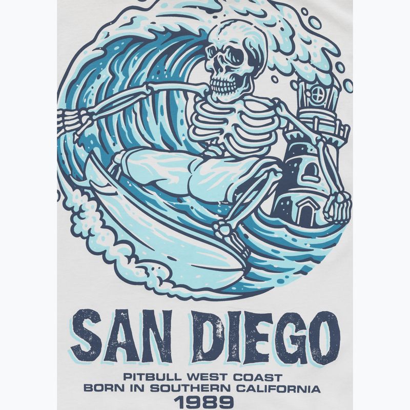 Футболка чоловіча Pitbull Skull Surf white/blue 5