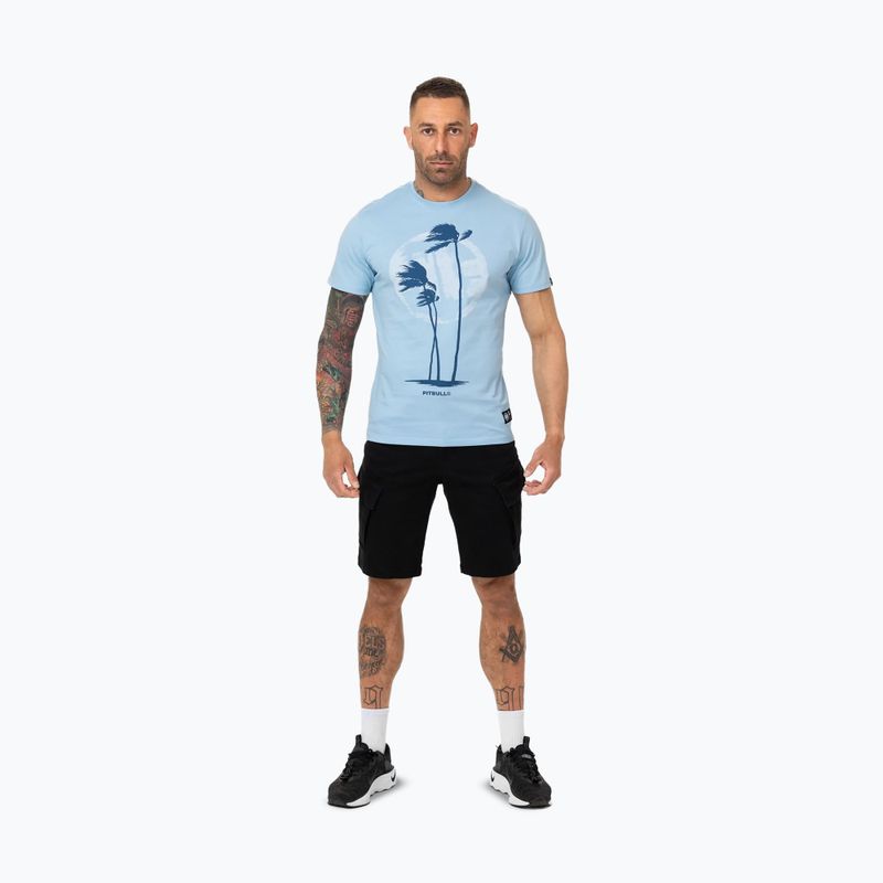Футболка чоловіча Pitbull Palms light blue 2