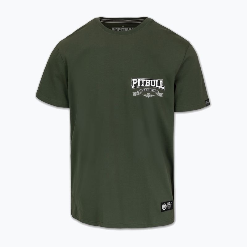 Футболка чоловіча Pitbull Troublemarker old green