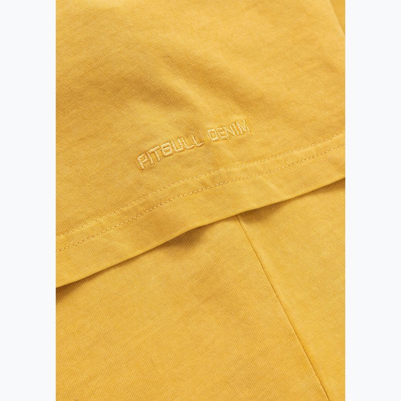 Футболка чоловіча Pitbull Open Beach washed yellow 9