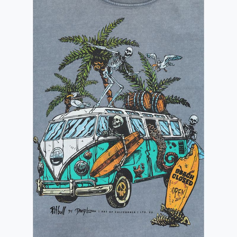 Футболка чоловіча Pitbull Open Beach washed blue 8