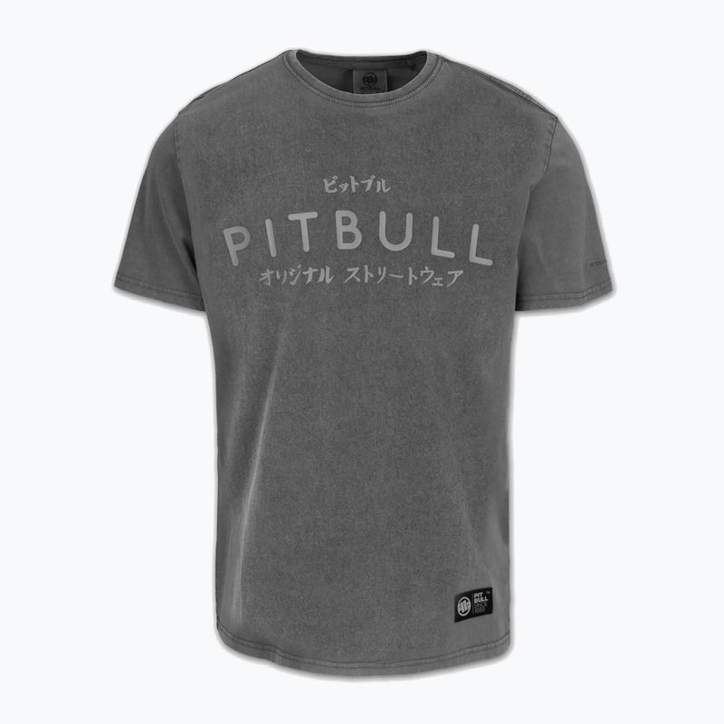 Футболка чоловіча Pitbull Mt. Fuji washed grey