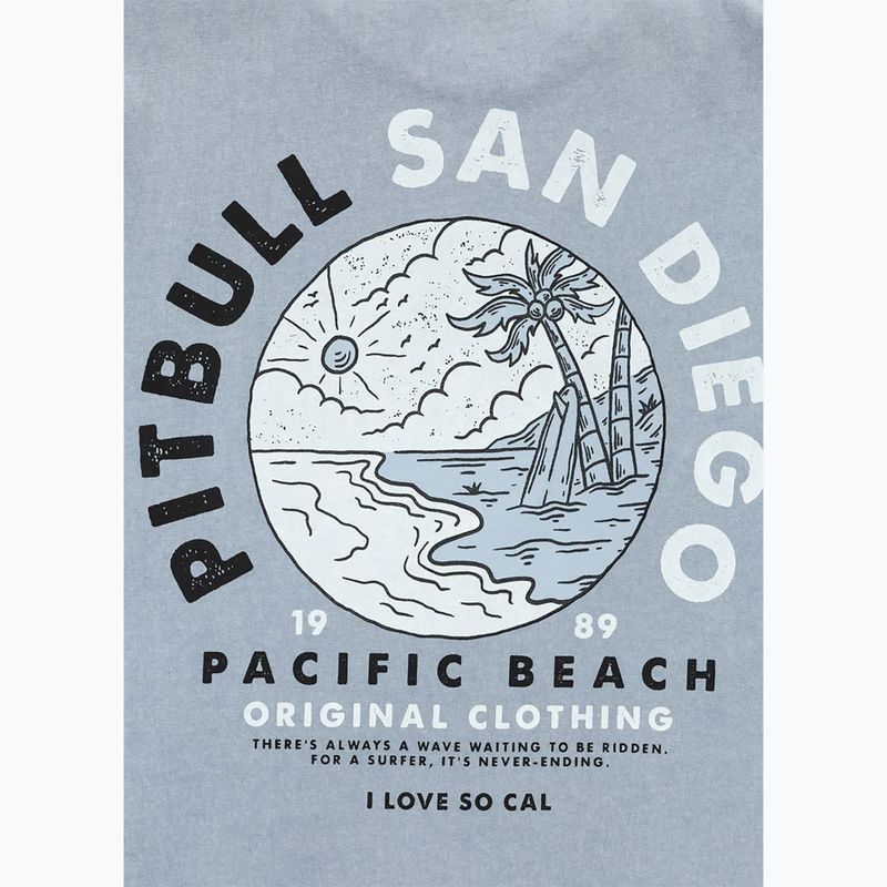 Футболка чоловіча Pitbull Planet Surf washed blue 9