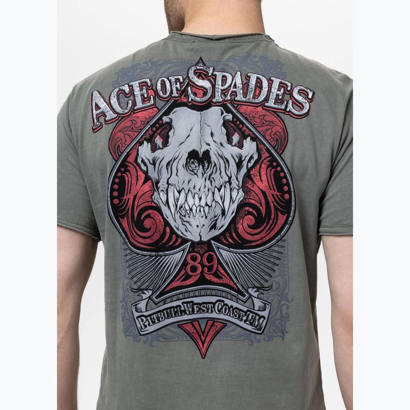 Футболка чоловіча Pitbull Ace Of Spades muted green 3