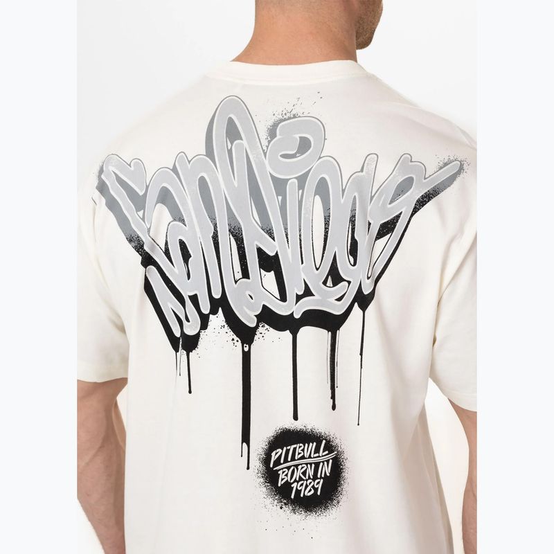 Футболка чоловіча Pitbull Graffiti off white 4