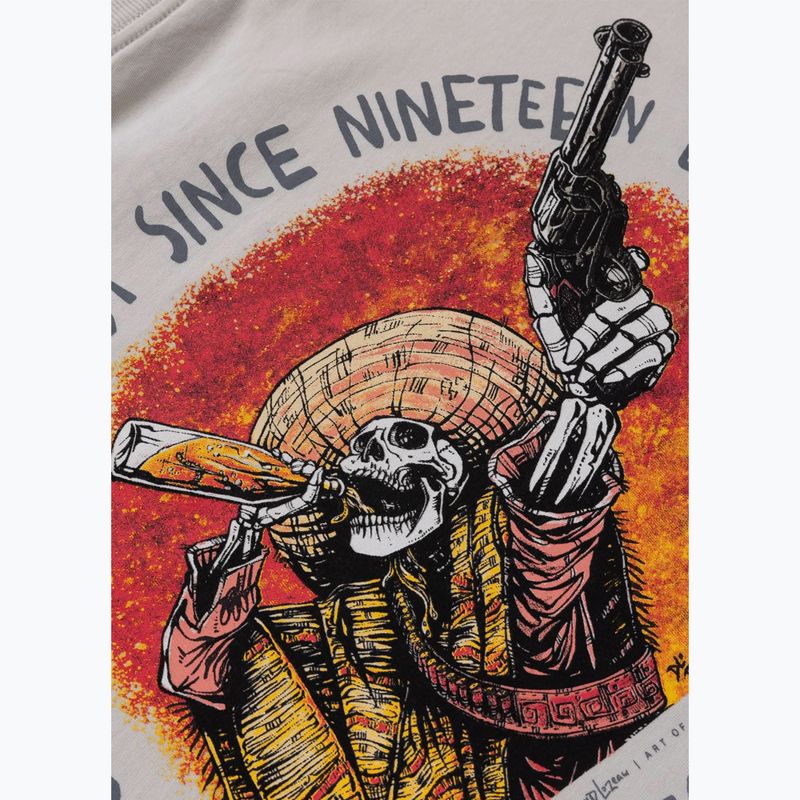 Футболка чоловіча Pitbull Shot For Shot white/blue 5