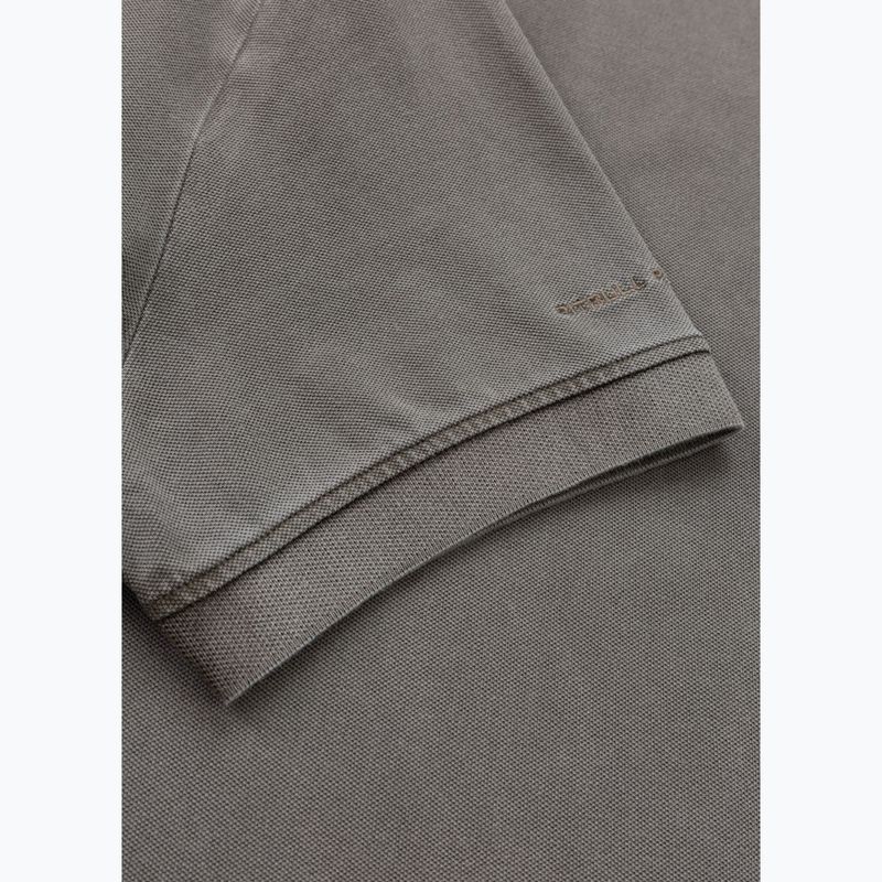 Футболка поло чоловіча Pitbull Washed Polo dark brown 5