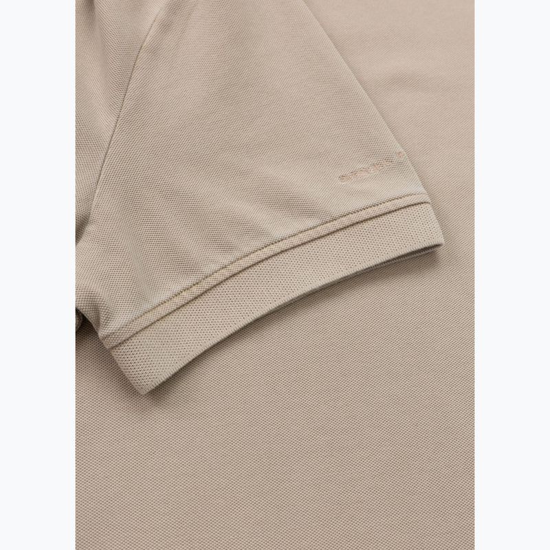 Футболка поло чоловіча Pitbull Washed Polo pale sand 5