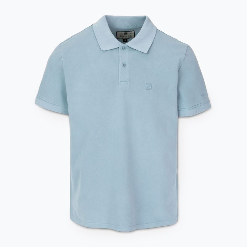 Футболка поло чоловіча Pitbull Washed Polo washed blue