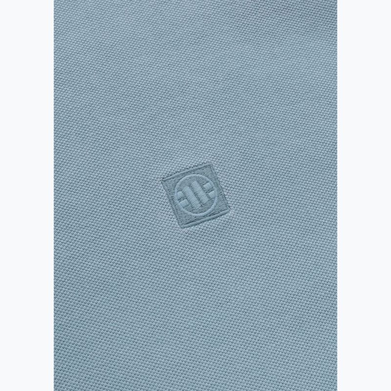 Футболка поло чоловіча Pitbull Washed Polo washed blue 4