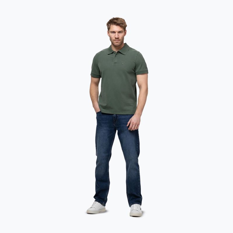 Футболка поло чоловіча Pitbull Washed Polo sage green 2