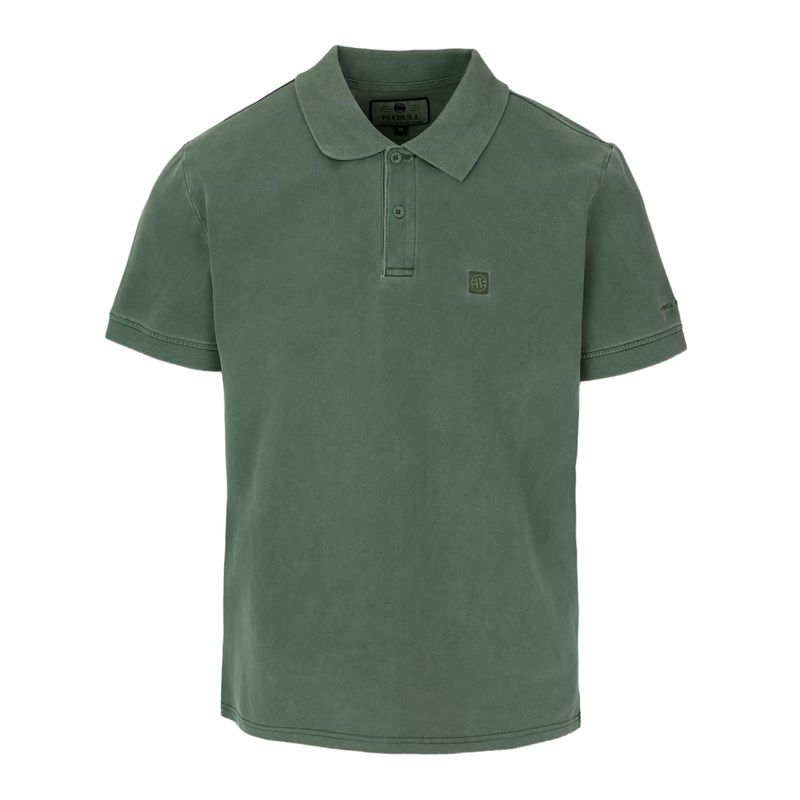 Футболка поло чоловіча Pitbull Washed Polo sage green