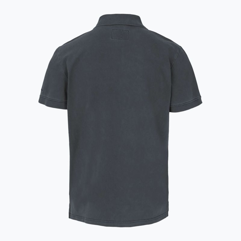 Футболка поло чоловіча Pitbull Washed Polo dark graphite 2