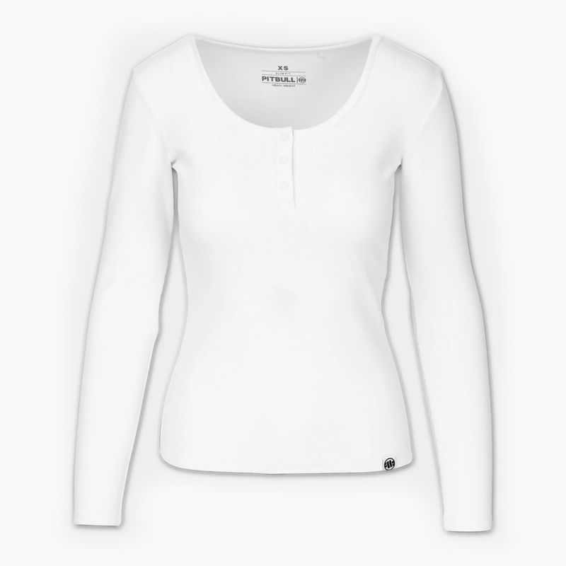 Лонгслів жіночий Pitbull Rib white 4