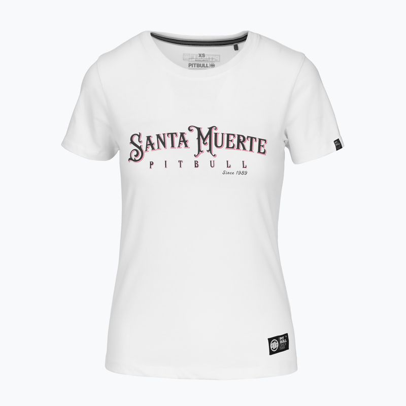 Футболка жіноча Pitbull Santa Muerte Rose white 5