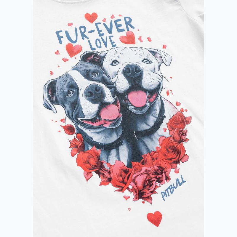 Футболка жіноча Pitbull Fur Ever Love white 4