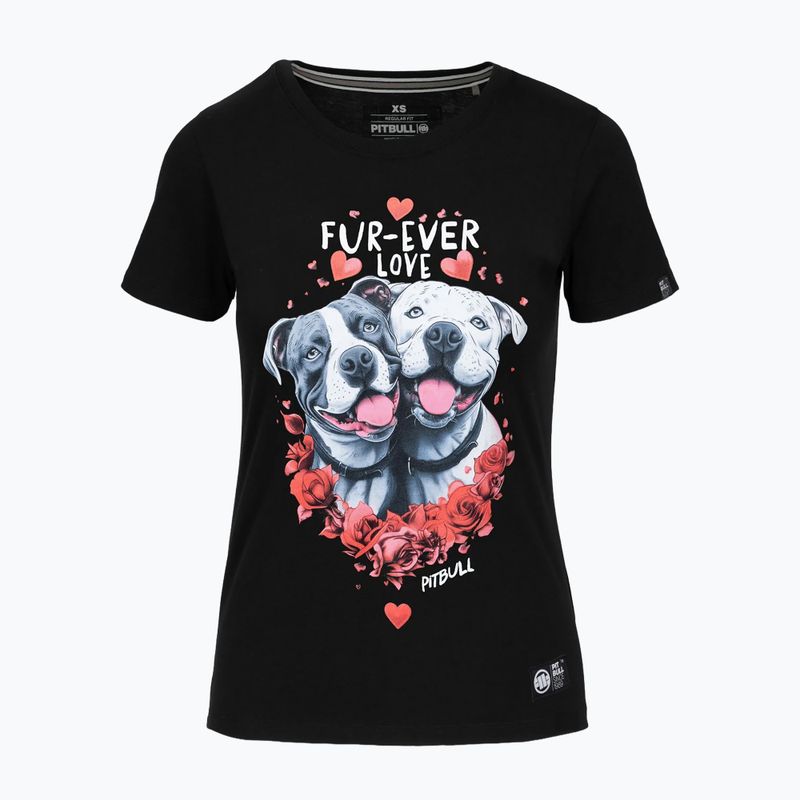 Футболка жіноча Pitbull Fur Ever Love black