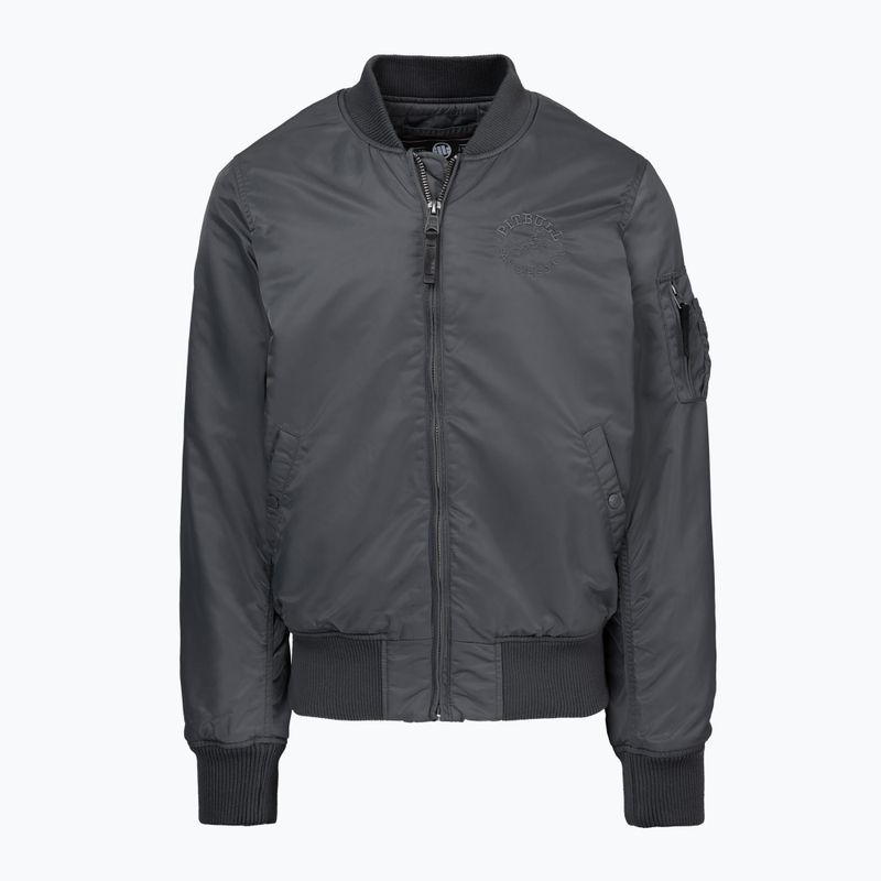 Куртка чоловіча Pitbull Hacket Washed Bomber graphite