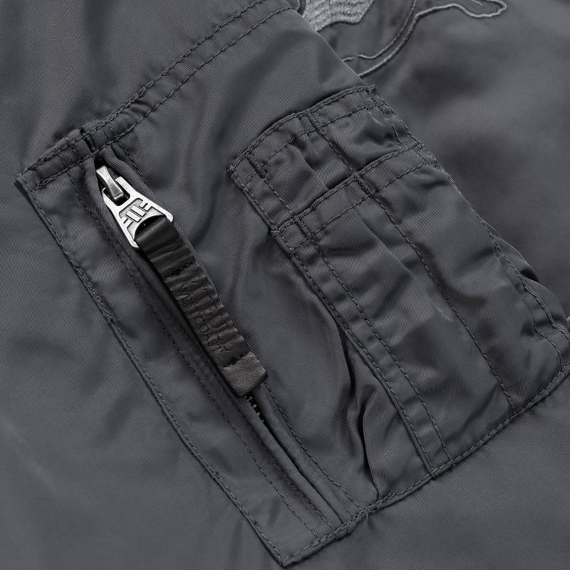 Чоловіча куртка Pitbull Hacket Washed Bomber graphite 6