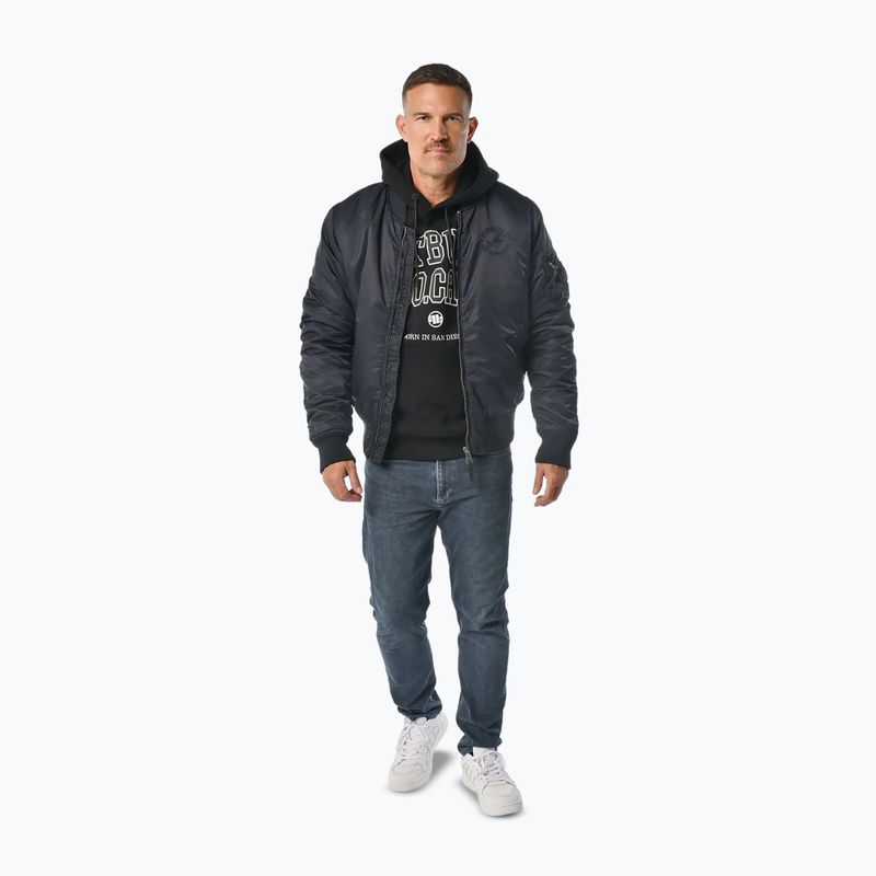 Куртка чоловіча Pitbull Hacket Washed Bomber dark navy 2