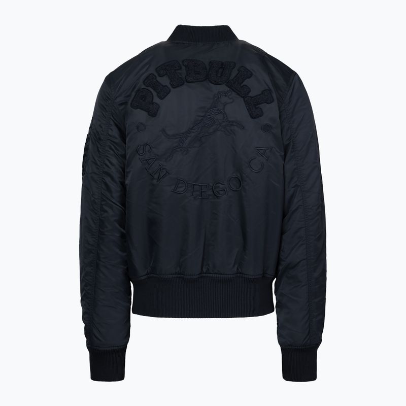 Куртка чоловіча Pitbull Hacket Washed Bomber dark navy 2
