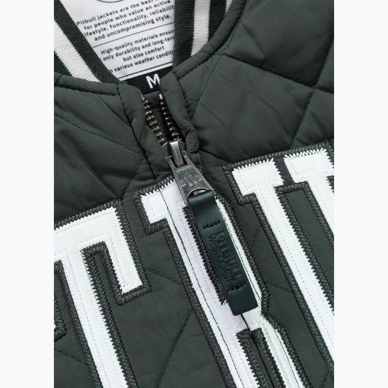 Куртка чоловіча Pitbull Jupiter Padded Baseball dark green 7