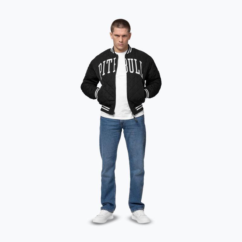Куртка чоловіча Pitbull Jupiter Padded Baseball black 2