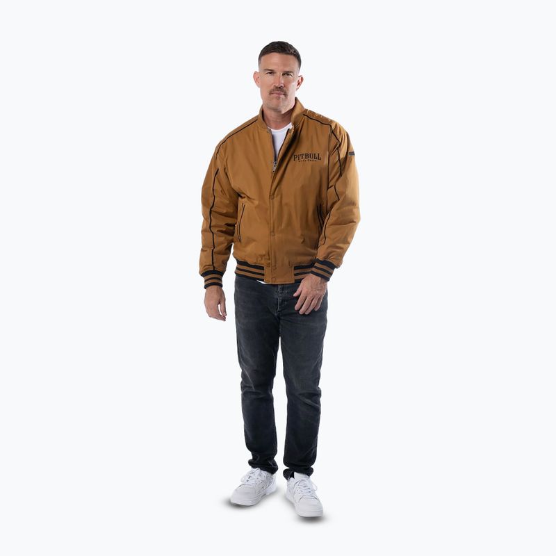 Чоловіча куртка Pitbull Radford Baseball honey yellow 2