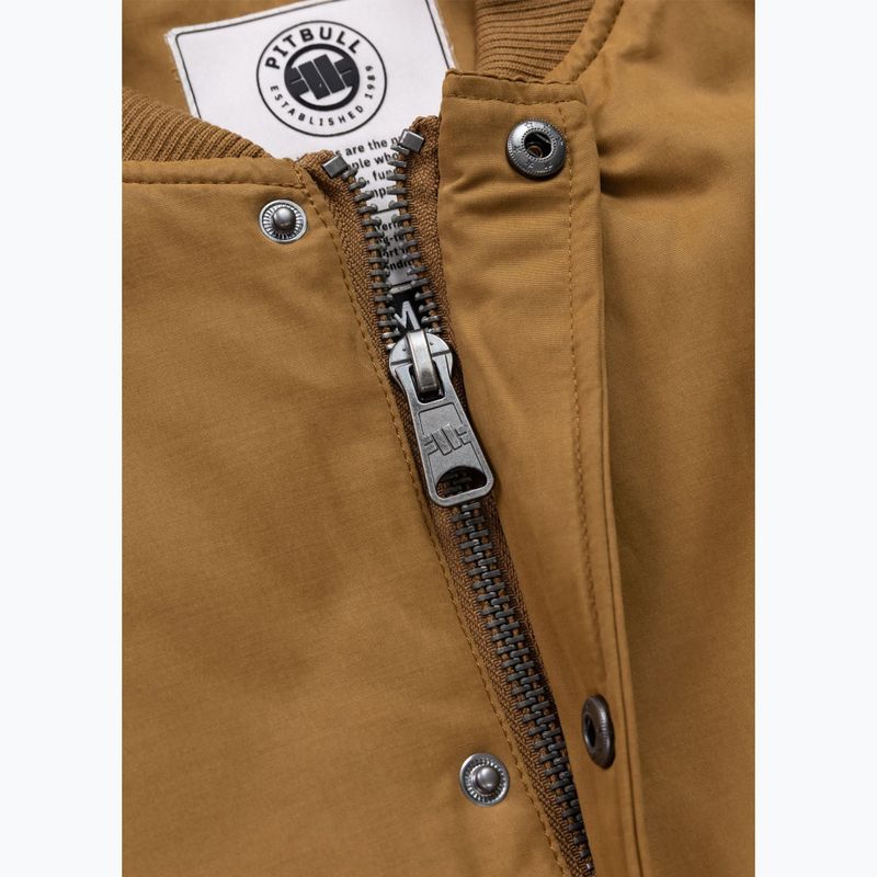 Чоловіча куртка Pitbull Radford Baseball honey yellow 7