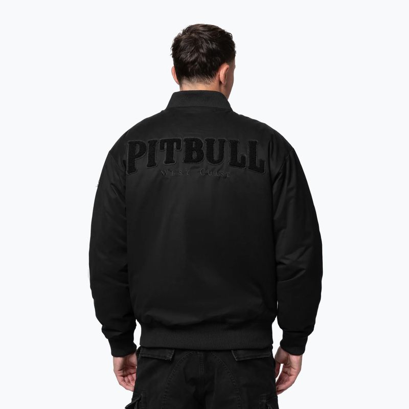 Чоловіча куртка Pitbull Radford Baseball black/black 3