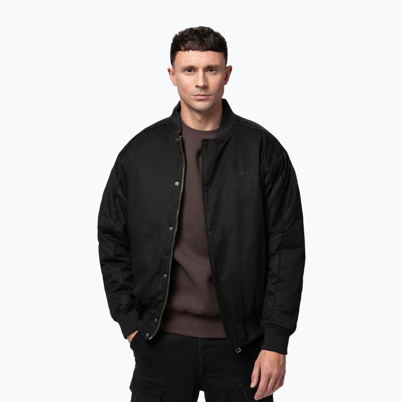 Чоловіча куртка Pitbull Radford Baseball black/black 4