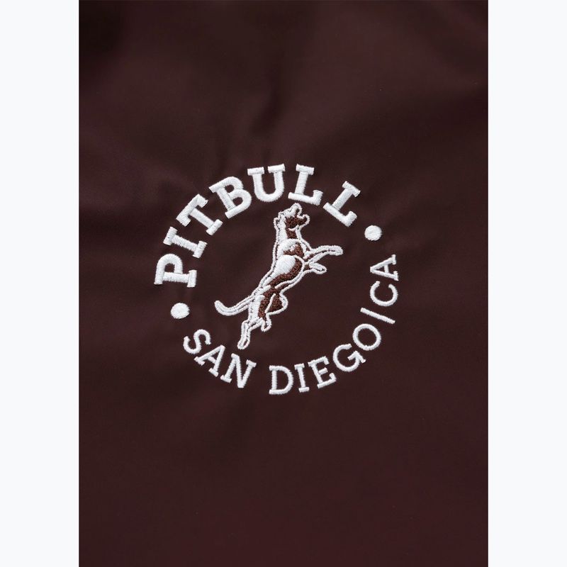 Чоловіча куртка Pitbull Manolito Baseball burgundy 10