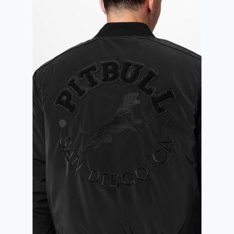 Куртка чоловіча Pitbull Manolito Baseball black/black 5