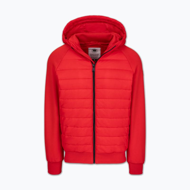 Куртка чоловіча Pitbull Palomar Padded Hooded Hybrid fluo/red 5