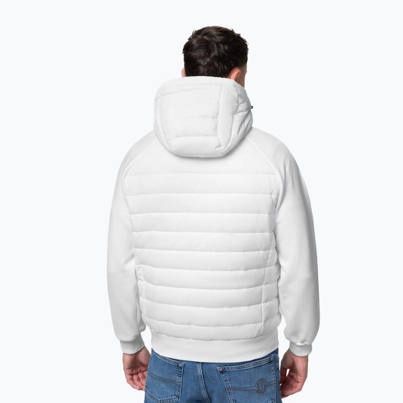 Чоловіча куртка Pitbull Palomar Padded Hooded Hybrid white 3