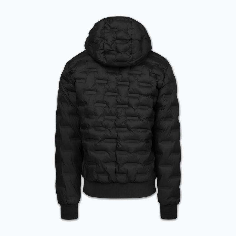Чоловіча зимова куртка Pitbull Fisk Quilted Hooded black 6