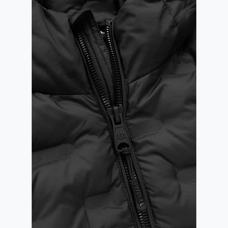 Чоловіча зимова куртка Pitbull Fisk Quilted Hooded black 7