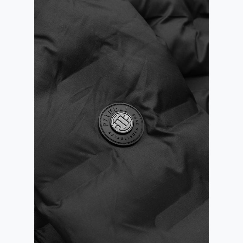 Чоловіча зимова куртка Pitbull Fisk Quilted Hooded black 8