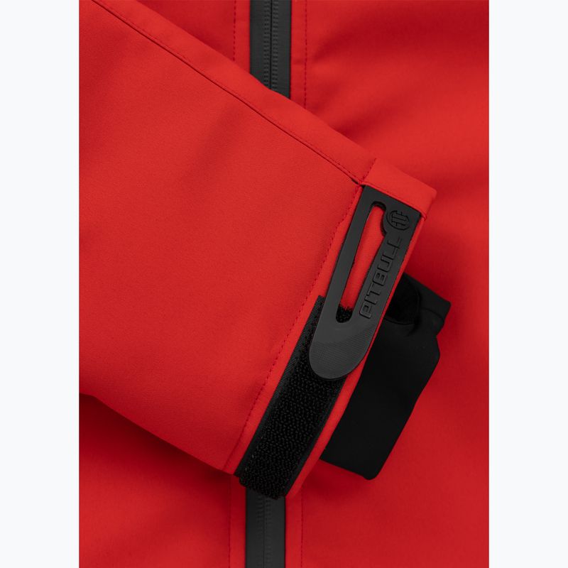 Куртка зимова чоловіча Pitbull Padded Rockfish Hooded fluo/red 6