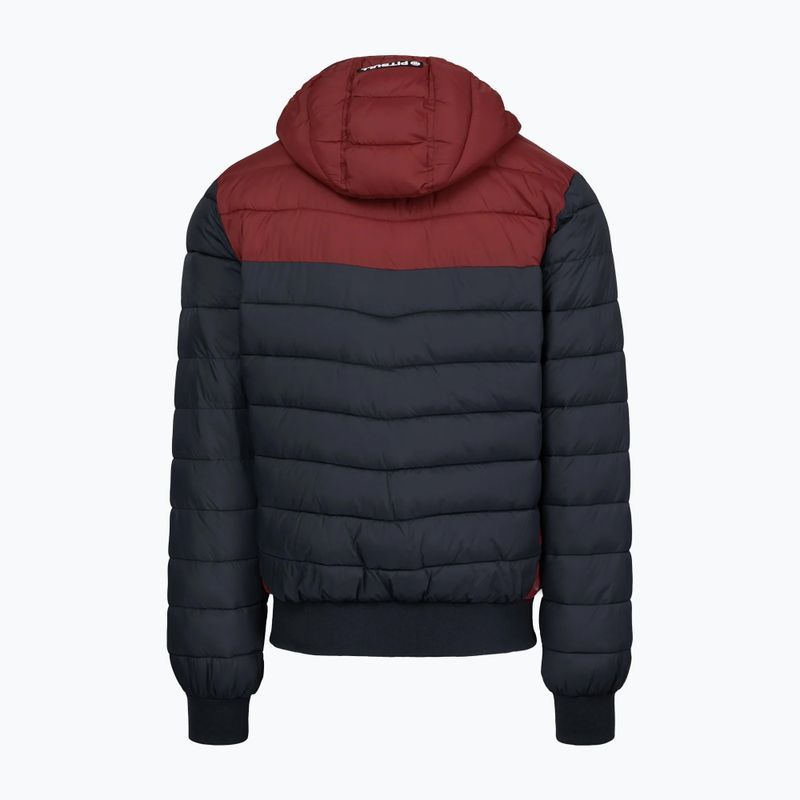 Чоловіча зимова куртка Pitbull Rubio Quilted Hooded dark navy/red 6