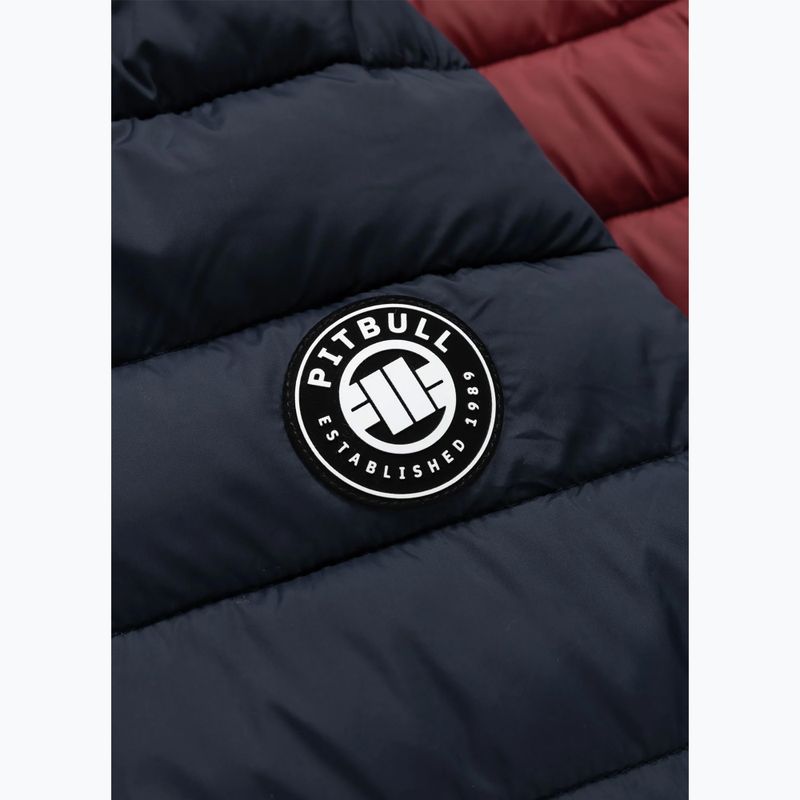 Чоловіча зимова куртка Pitbull Rubio Quilted Hooded dark navy/red 9