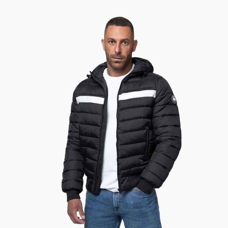 Чоловіча зимова куртка Pitbull Rubio Quilted Hooded black 4