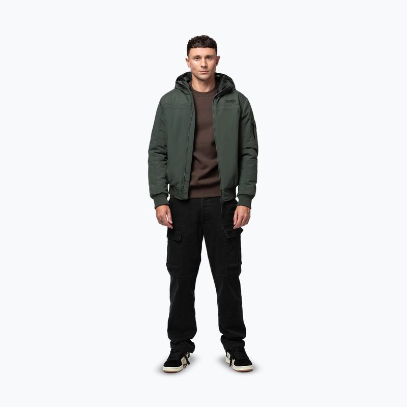 Куртка зимова чоловіча Pitbull Balboa 2 Hooded dark green 2